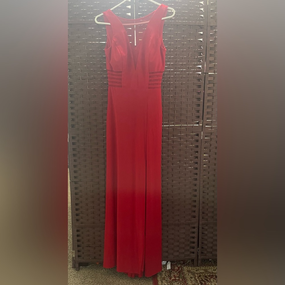 Red Maxi Dress mix size 5/6 flexible dress